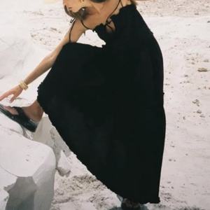 Nouvelle Arrivée Robe en Lin OOTD pour Femme, Bretelles Fines Sexy, Robe Longue Décontractée en Lin et Coton, Couleur Unie - Product Image 2