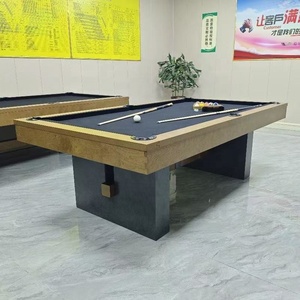 Mesa de <span class=keywords><strong>Billar</strong></span> de Madera Sólida con Acabado en Nogal de 7, 8 y <span class=keywords><strong>9</strong></span> Pies, Mesa de <span class=keywords><strong>Billar</strong></span> Familiar, Mesa de <span class=keywords><strong>Billar</strong></span> Moderna y Sencilla con Tacos y Bolas de <span class=keywords><strong>Billar</strong></span> - Product Image 6