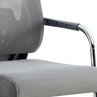 Vente en gros pas cher prix bonne qualité chaise de formation accoudoir bureau bibliothèque chaise d'hôpital fixe base chromée chaise pas cher