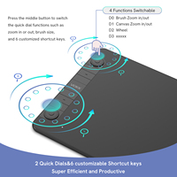 Tablette graphique VEIKK VK1060 Pro pour la conception graphique et Photoshop, compatible avec MacBook, PC et connexion USB