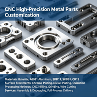 Piezas personalizadas CNC para aspas de impulsor, proceso de control numérico multieje, piezas neumáticas especiales
