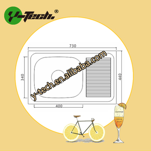 Évier Portable <span class=keywords><strong>de</strong></span> cuisine en acier inoxydable, vente en gros, salle <span class=keywords><strong>de</strong></span> bain, lavage à main, évier YK-7344B - Product Image 2