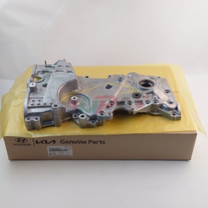 Cubierta del sistema del motor de calidad original - Conjunto de cadena de distribución y bomba de aceite 21350-2E740 213502E740 para KIA Carnival/Sedona 21350 2E740 - Product Image 1