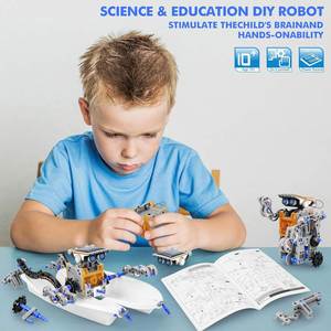 STEM 13-in-1 Education <b>Solar</b> <b>Power</b> Robots Toys DIY Educational Toy Science Robotics Set Birthday Gifts for Kids - Product Image 3