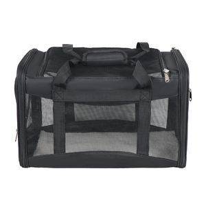 Bolsa de viaje para mascotas Portador extensible para perros Aprobado por la aerolínea Portador plegable para gatos Lateral suave extra espacioso - Product Image 5