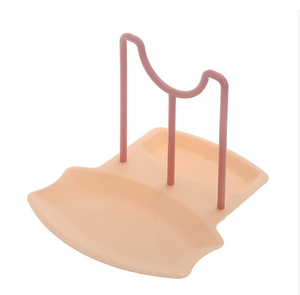 Organizador de Cocina, Soporte para Espátulas y Tapas de Ollas, Estante de Plástico para Cucharas, Organizador Multifuncional para Utensilios de Cocina - Product Image 1