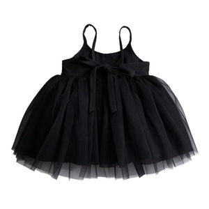 Abito da principessa in tulle <span class=keywords><strong>per</strong></span> bambina, abito da festa estivo bianco con fiocco sul retro <span class=keywords><strong>per</strong></span> bambine - Product Image 5