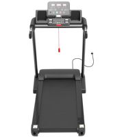 Caminadora Comercial para Gimnasio, 3.0HP, 1~18km/h, 0~15% Inclinación, Consola LED, MP3, Frecuencia Cardíaca, Carga Máxima de 150kg