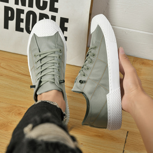 Alta calidad al por mayor verano hombres moda lona zapatos casuales shopceo seda fresca zapatillas <span class=keywords><strong>caras</strong></span> para los hombres precios bajos - Product Image 5