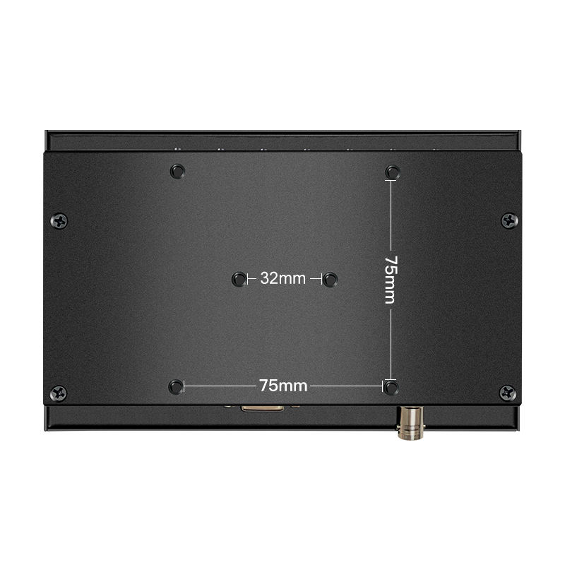 Wholesale 7 Inch Mini Metal Casing Non-touch Monitor with VESA Wall Mount Stand Hanging Ears VGA for Industrial Equipment