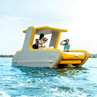 Fabricant d'équipement de jeu aquatique personnalisé Mini bateau électrique Bateau de pêche pliable Petit bateau de vitesse avec moteur