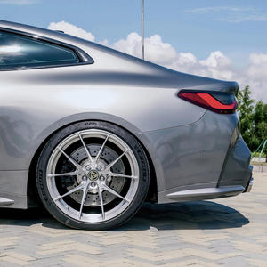 Rueda Forjada Personalizada de una Pieza, Super Plateada, Pulida y Cepillada, Cóncava Profunda, de 17-24 Pulgadas, 5x112 5x114.3 5x120 para Porsche 911 BMW M8 - Product Image 2