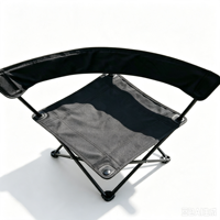 Chaise pliante de mahjong ergonomique, robuste, capacité de 275 lb, portable, pour le camping en plein air, le jardin, la terrasse, siège confortable pour les jeux et les voyages
