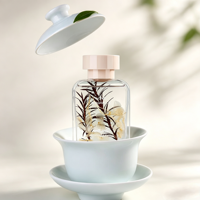 Diffuseur de parfum d'ambiance en verre carré de luxe, diffuseur à bâtonnets longue durée pour la maison, idéal pour la décoration intérieure et les cadeaux