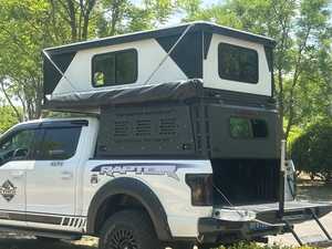 Tenda da Campeggio Leggera Pop-up in Alluminio con Tetto Rigido per 2 Persone, Camper per Pickup 4x4 Fuoristrada - Product Image 2