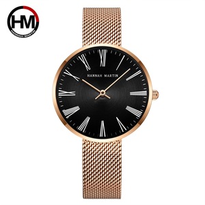 Hannah <span class=keywords><strong>Martin</strong></span> HM-105 petit soleil mode européenne et américaine montre étanche Style étudiant édition coréenne Sen série rétro - Product Image 2