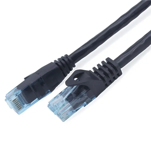 Vcom-Cable de datos para cámara al aire libre, Cable de datos de 500m, codificación de Color para Dintek Utp Cat6, Cable de parche CAT 6, cobre desnudo