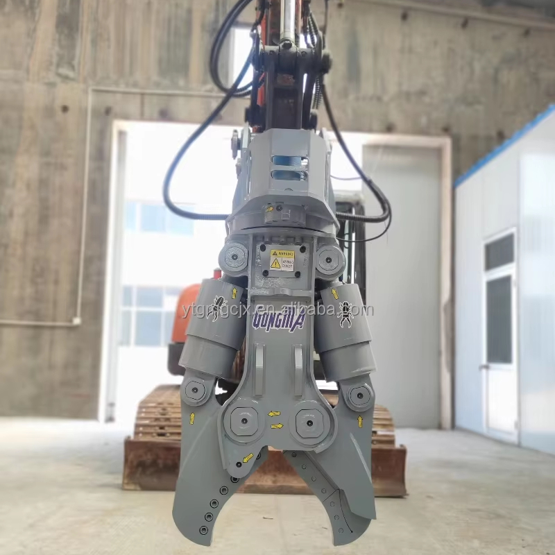 Hydraulic Shear for Cutting Iron Material Excavator Attachment Demolition Shears Steel Scrap Metal with Core Motor and Engine