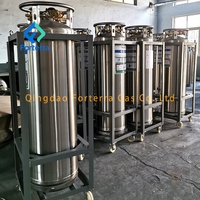 Réservoir de stockage cryogénique du réservoir 210L 450L 1000L d'hydrogène liquide de certification de la CE d'acier inoxydable pour l'hôpital médical
