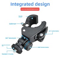 Support de téléphone portable pour vélo rotatif à 360 degrés, accessoires pour téléphone portable, caméra d'action