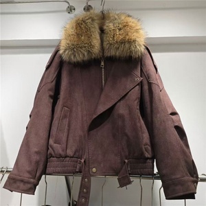 Veste en coton de style classique américain, marron Maillard, pour <span class=keywords><strong>moto</strong></span>, veste matelassée pour <span class=keywords><strong>femme</strong></span>, hiver 2026, veste matelassée en coton - Product Image 2