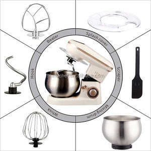 Robot culinaire multifonctionnel robuste en acier inoxydable avec hachoir à viande, moteur AC en cuivre pur, capacité 5L pour - Product Image 5