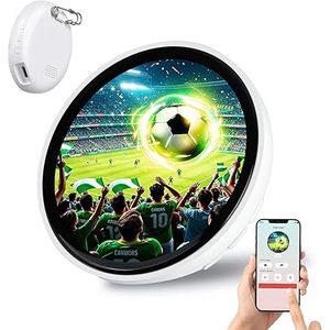 Gift Choice AI Smart Digital Pin 1.85inch Clear HD Display Bluetooth Upload Electronic Badge Long <b>Battery</b> All Day Wearable Backp - Product Image 1