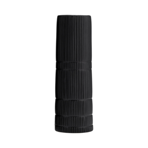 Vaso cilindrico in ceramica con rivestimento decorativo per fiori, ideale per soggiorno, cucina, camera da letto, ufficio, decorazione per la casa. - Product Image 1
