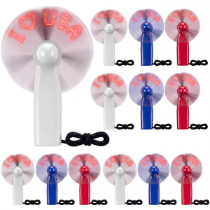 Ventilateur LED portable promotionnel pour la Saint-Valentin avec message personnalisé - Product Image 1