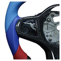 Volant sport en fibre de carbone à trois couleurs pour BMW M1 M2 M3 M4 M5 Série G F40 F44 G20 G21 G28 G22 G29 G80