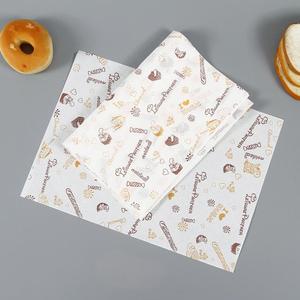 กระดาษห่อเบอร์เกอร์แซนวิชพิมพ์โลโก้ตามสั่ง เกรดอาหาร ป้องกันคราบไขมัน - Product Image 4