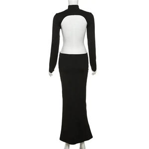 Le donne vestono i nuovi arrivi 2023 vestito a maniche lunghe da sera Sexy primavera - Product Image 6