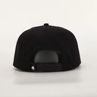 Gorra Snapback Personalizada al por Mayor con Logotipo Bordado de 5 Paneles, Gorras Snapback de Visera Plana Estilo Hip Hop, Gorra Perforada con Corte Láser