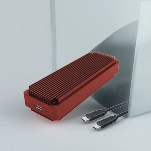 OEM marka alüminyum M.2 NVME SATA çift protokol harici sabit disk muhafaza USB <span class=keywords><strong>3.2</strong></span> 10Gbps anahtar tipi C SSD durumda harici - Product Image 3