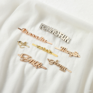 Custom Metal Brooch Name Label Tag Special Design logo Custom logo Gold Plated Factory Durable Scratch-Resistant Metal Badge Pin - Product Image 5