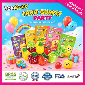 Yoloduck Multiple Flavors HALAL Certified Piece Candies Wholesale Candy Gummy Candy Swedish Candy - Product Image 1