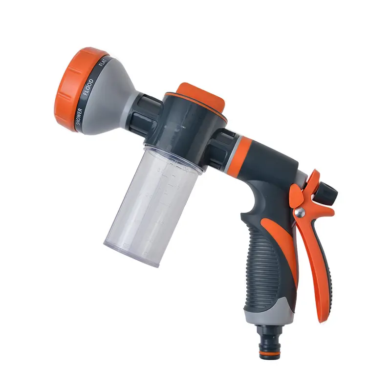 2023 Venda quente Alta Pressão Multi Função Car Wash Water Spray Gun Jardim Espuma Pulverizador Água Mangueira Bico