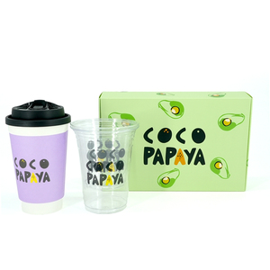 Caja de envío de taza de café Diseño personalizado Color de impresión de moda para helado Granos de café - Product Image 3