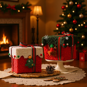 <span class=keywords><strong>2025</strong></span> sáng tạo sang trọng cao cấp Kẹo cứng trong hộp quà Tặng vải đỏ bán buôn từ nhà máy cho quà tặng giáng sinh hộp kẹo giáng sinh - Product Image 3