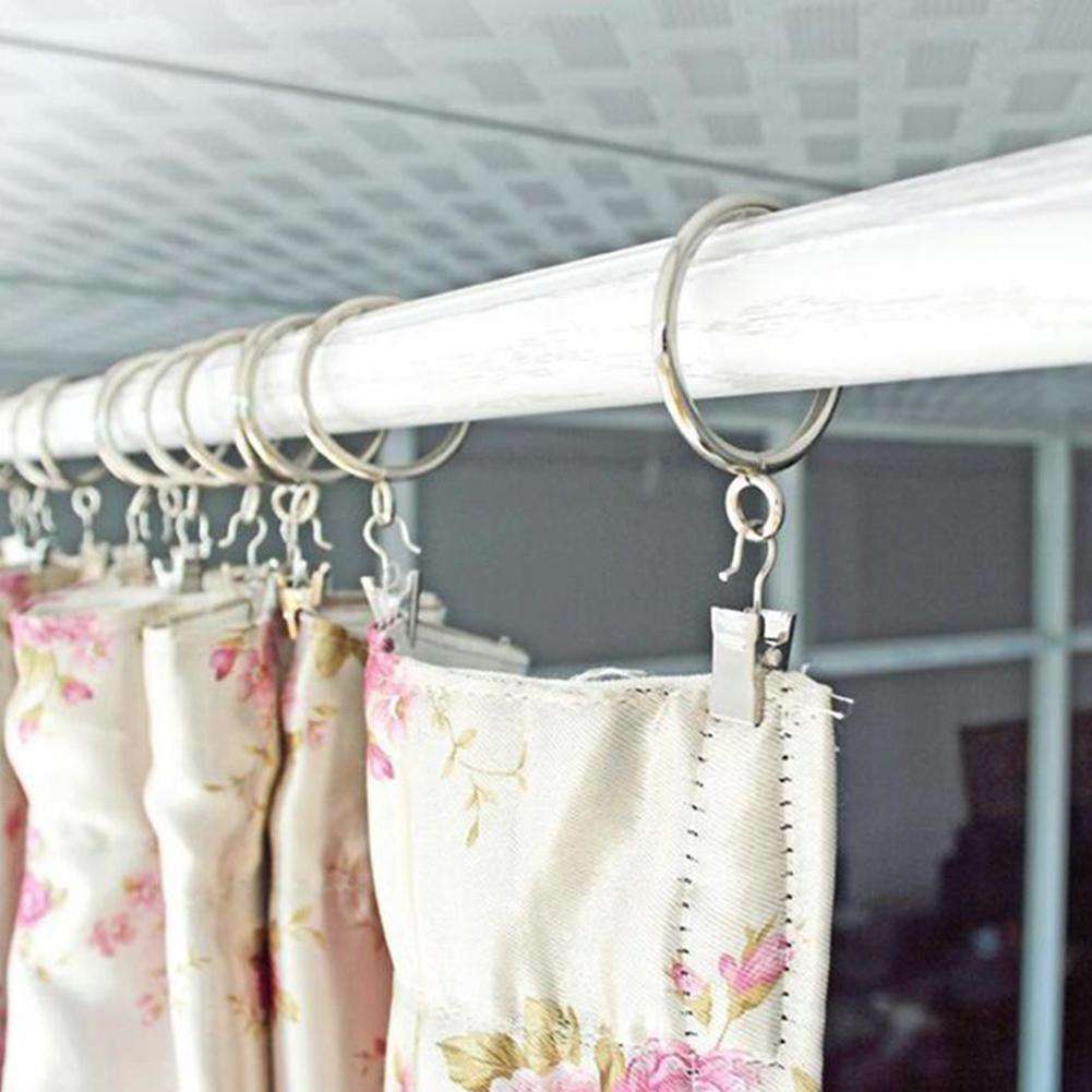 Stainless Steel Curtain Clips Organize Your Laundry