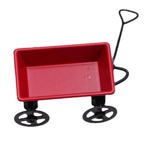 <span class=keywords><strong>Remorque</strong></span> de maison de poupée Décoration de la maison Gadgets de maison miniatures Decoraciones 1 12 Outils de jardin Mini tracteurs - Product Image 3