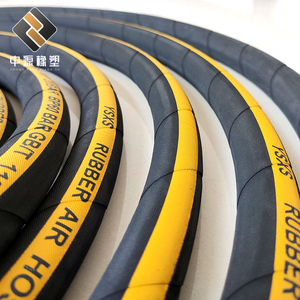 Noir WP. Tuyau d'air en caoutchouc <span class=keywords><strong>haute</strong></span> <span class=keywords><strong>pression</strong></span> tressé en nylon 20 <span class=keywords><strong>bars</strong></span> <span class=keywords><strong>300</strong></span> PSI - Product Image 1