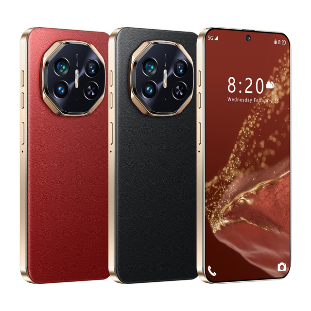 Hot Selling 2026 MT 15V Mobile Phone7.3-Inch Android14 Smartphone Dual SIM Global Version 16GB+1TB LED 120Hz
