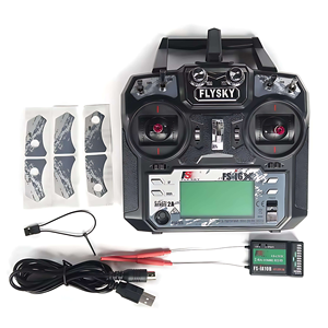 Transmisor de Control Remoto Flysky <span class=keywords><strong>FS</strong></span>-i6X 10CH 2.4G AFHDS 2A con Receptor <span class=keywords><strong>FS</strong></span> IA6B <span class=keywords><strong>FS</strong></span>-iA10B, Juguete de Plástico para Dron RC FPV y Avión - Product Image 1