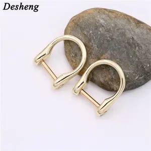 סיטונאי מתכת תיק אביזרי D טבעת תיק חומרה בורג D טבעת עבור חגורת רצועה
