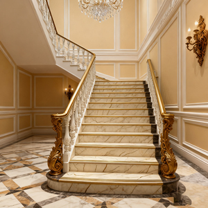 Casa barata 480x1200 hermosa escalera <span class=keywords><strong>de</strong></span> oro antideslizante azulejo <span class=keywords><strong>de</strong></span> piso <span class=keywords><strong>de</strong></span> porcelana <span class=keywords><strong>de</strong></span> cerámica pulida <span class=keywords><strong>para</strong></span> sala <span class=keywords><strong>de</strong></span> exposición <span class=keywords><strong>de</strong></span> centro comercial interior - Product Image 5