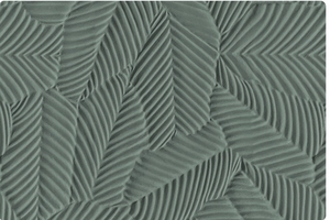 MCM Flexible Soft Stone Banana Leaf Texture Wall <b>Panel</b> 3D Embossed <b>Decorative</b> Cladding for Indoor <b>Outdoor</b> Wall Decoration - Product Image 2