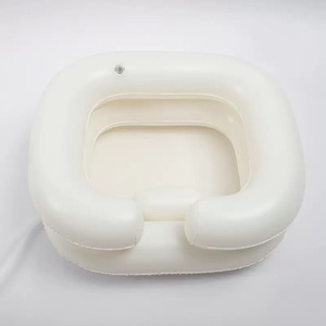 Nursing Bed With <b>Neck</b> Support Feature for Elderly & Pregnant Women Flat Shampoo Basin for Home Use & Patients - Product Image 1