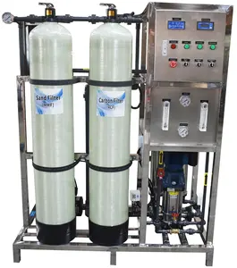 500LPH井戸水淡水化軟化黒水逆浸透飲料水処理装置システム