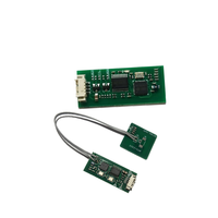 Fábrica de Shenzhen Ofrece Mini Módulo Lector de Tarjetas RFID ABS Negro de 13.56MHz ISO 14443A, Control de Acceso NFC de Proximidad de 3-5cm